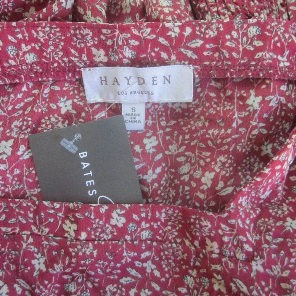 NEW! Hayden Los Angeles Womens Size S Floral Print Midi Modest Prairie Dress - Picture 13 of 14